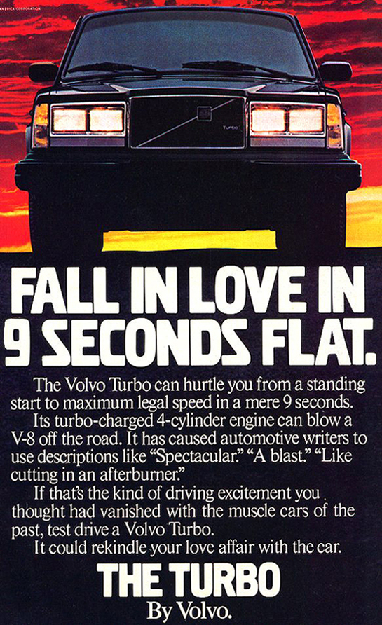 1982 Volvo Auto Advertising